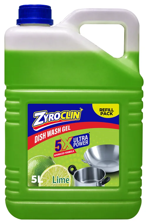 Zyroclin ZYROCLIN DISH WASH GEL 5 litre refill pack can